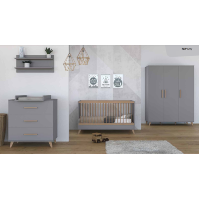  Faktum Βρεφικό Δωμάτιο Flip Grey Oak -Grey
