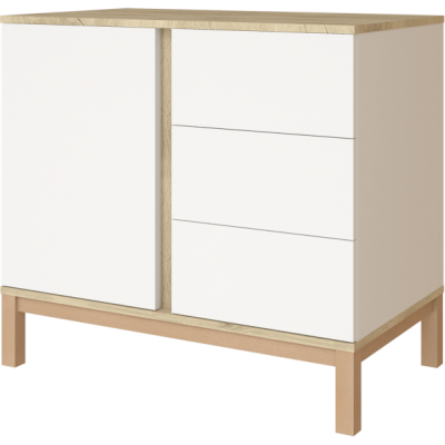  Faktum Loop White Oak Συρταριέρα 96 x 58 x 88 cm