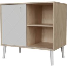  Faktum Peak Natural Oak -White Συρταριέρα 96x58x92cm