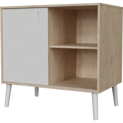  Faktum Peak Natural Oak -White Συρταριέρα 96x58x92cm
