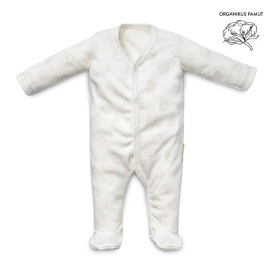 Kenguru Gold – Long-sleeved mid-snap sleepsuit “full-print” 56 – 1113