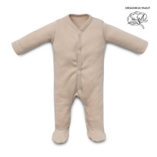 Kenguru Gold – Long-sleeved mid-snap sleepsuit “hazelnut” 50 – 1102 Kenguru Gold – Long-sleeved mid-snap sleepsuit “hazelnut” 50 – 1102