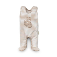 Kenguru Gold – Short-sleeved double-sized sleepsuit “stripes” 50-56 – 1033