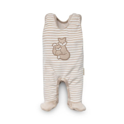 Kenguru Gold – Short-sleeved double-sized sleepsuit “stripes” 50-56 – 1033