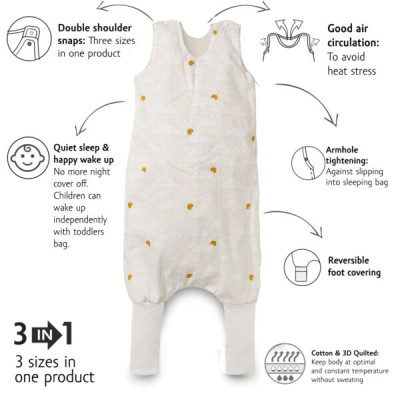 Kenguru Gold – Toddler Sleeping bag TOG 1 “Cloud“ 2-4 y – 3096