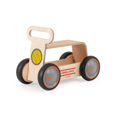  Mamatoyz – Περπατούρα DriveMe Wood Ambulance – 8683723300330