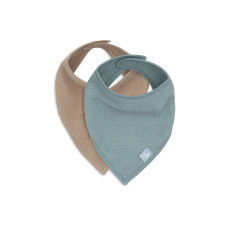 Bib Bandana - Muslin - 2 Pack – Sea Green / One Size Bib Bandana - Muslin - 2 Pack – Sea Green / One Size