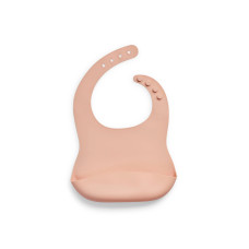 Bib Silicone – Pale Pink / One Size