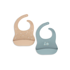 Bib Silicone - On The Go - 2 Pack – Multicolor / One Size