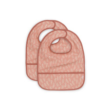 Bib Waterproof - Meadow - 2 Pack – Rosewood / One Size