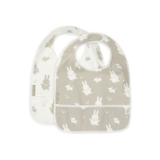 Bib Waterproof - Miffy & Snuffy - 2 Pack – Olive Green / One Size