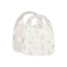 Bib Waterproof - Miffy & Snuffy - 2 Pack – Nougat / One Size