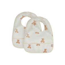 Bib Waterproof - Teddy Bear - 2 Pack – Multicolor / One Size