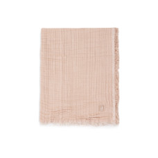Blanket - Fringe - GOTS – Moonstone / 120x120 cm