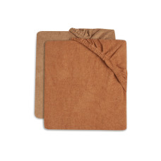 Changing Mat Cover Terry Duo - 2 Pack – Caramel / 50x70 cm