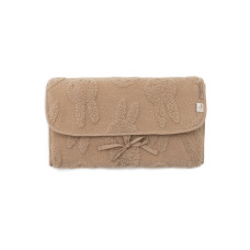 Changing Pad with Storage Pockets - Miffy Jacquard Teddy – Biscuit / One Size