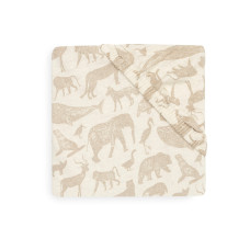 Fitted Sheet - Jersey - Animals – Nougat / 70x140 cm