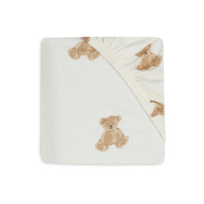 Fitted Sheet - Jersey - Teddy Bear – Multicolor / 70x140 cm Fitted Sheet - Jersey - Teddy Bear – Multicolor / 70x140 cm