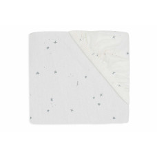 Fitted Sheet - Jersey - Twinkling – Sea Green / 40/50x80/90 cm Fitted Sheet - Jersey - Twinkling – Sea Green / 40/50x80/90 cm