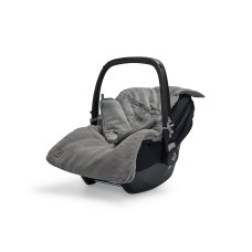 Footmuff group 0+ 3/5 points - Basic Knit – Stone Grey / One Size
