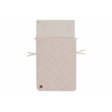 Footmuff group 0+ 3/5 points - Check Knit – Oatmeal / One Size