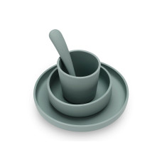 Kids Dinnerset 4-pieces – Ash Green / One Size