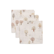 Mouth Cloth Muslin 31x31cm - Tiny Park - 3 Pack – Multicolor / One Size