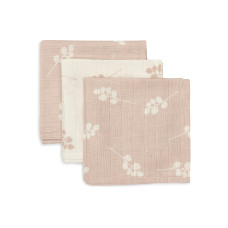 Mouth Cloth Muslin 31x31cm - Twig - 3 Pack – Wild Rose / One Size