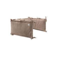 Playpen Bumper - Cloudy Rib – Milky Coffee / One Size Playpen Bumper - Cloudy Rib – Milky Coffee / One Size