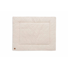 Playpen Mat - Check Knit – Oatmeal / 75x95 cm