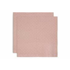Swaddle Muslin 115x115cm - Miffy Silhouettes - 2 Pack – Wild Rose / 115x115 cm
