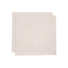 Swaddle Muslin 115x115cm - Miffy Stripe - 2 Pack – Biscuit / 115x115 cm