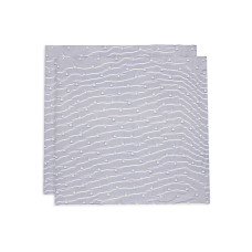 Swaddle Muslin 115x115cm - Miffy Stripe - 2 Pack – Navy / 115x115 cm