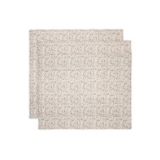 Swaddle Muslin 115x115cm - Retro Flowers - 2 Pack – Multicolor / 115x115 cm