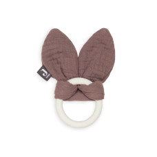 Teething Ring - Bunny Ears – Chestnut / One Size Teething Ring - Bunny Ears – Chestnut / One Size