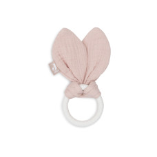 Teething Ring - Bunny Ears – Wild Rose / One Size Teething Ring - Bunny Ears – Wild Rose / One Size