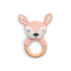 Teething Ring - Deer – Pale Pink / One Size Teething Ring - Deer – Pale Pink / One Size