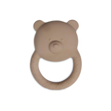 Teething Ring Rubber - Teddy Bear – Biscuit / One Size Teething Ring Rubber - Teddy Bear – Biscuit / One Size