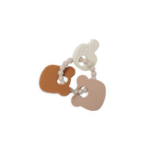 Teething Ring Silicone - Teddy Bear – Multicolor / One Size Teething Ring Silicone - Teddy Bear – Multicolor / One Size