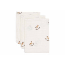 Washcloth Muslin - Nostalgic Ride - 3 Pack – Multicolor / One Size Washcloth Muslin - Nostalgic Ride - 3 Pack – Multicolor / One Size