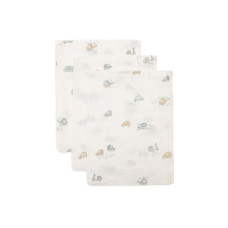 Washcloth Muslin - On The Go - 3 Pack – Multicolor / One Size Washcloth Muslin - On The Go - 3 Pack – Multicolor / One Size