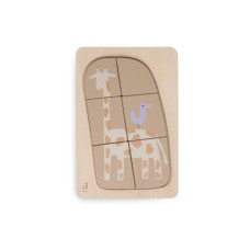 Wooden Puzzle - Jungle Jambo – Nougat / One Size