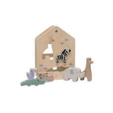 Wooden Shape Sorter - Jungle Jambo – Multicolor / One Size Wooden Shape Sorter - Jungle Jambo – Multicolor / One Size