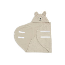 Wrap Blanket - Bear Boucle – Olive Green / 100x105 cm Wrap Blanket - Bear Boucle – Olive Green / 100x105 cm