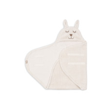Wrap Blanket - Bunny - Cloudy Rib – Oatmeal / 100x105 cm Wrap Blanket - Bunny - Cloudy Rib – Oatmeal / 100x105 cm